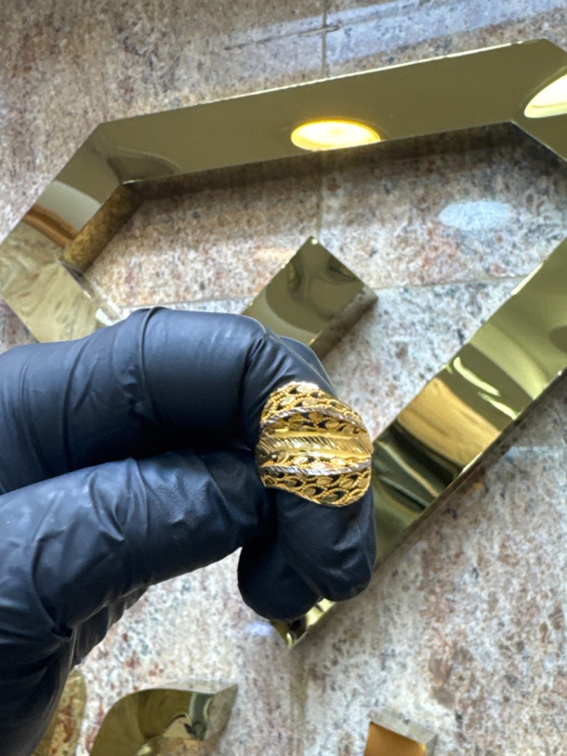 خاتم — MB GOLD — عيار 21 — 4.66 جم